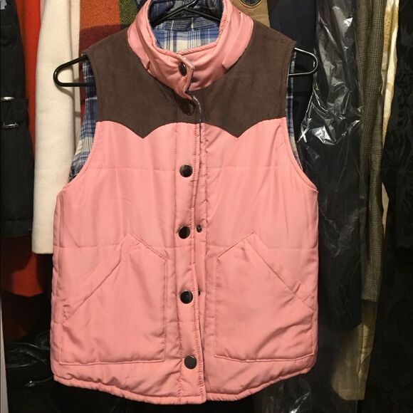 Pink Vintage Cowboy Vest - Picture 1 of 7